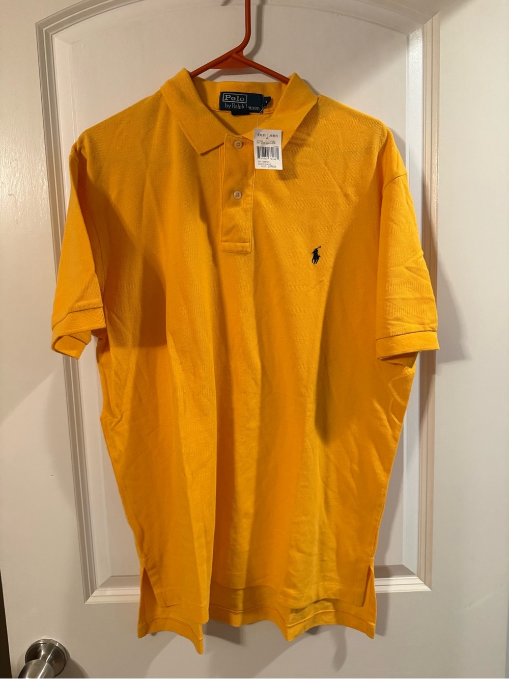 Polo by Ralph Lauren Men's Gold Bugle Short-Sleeve VTG NWT